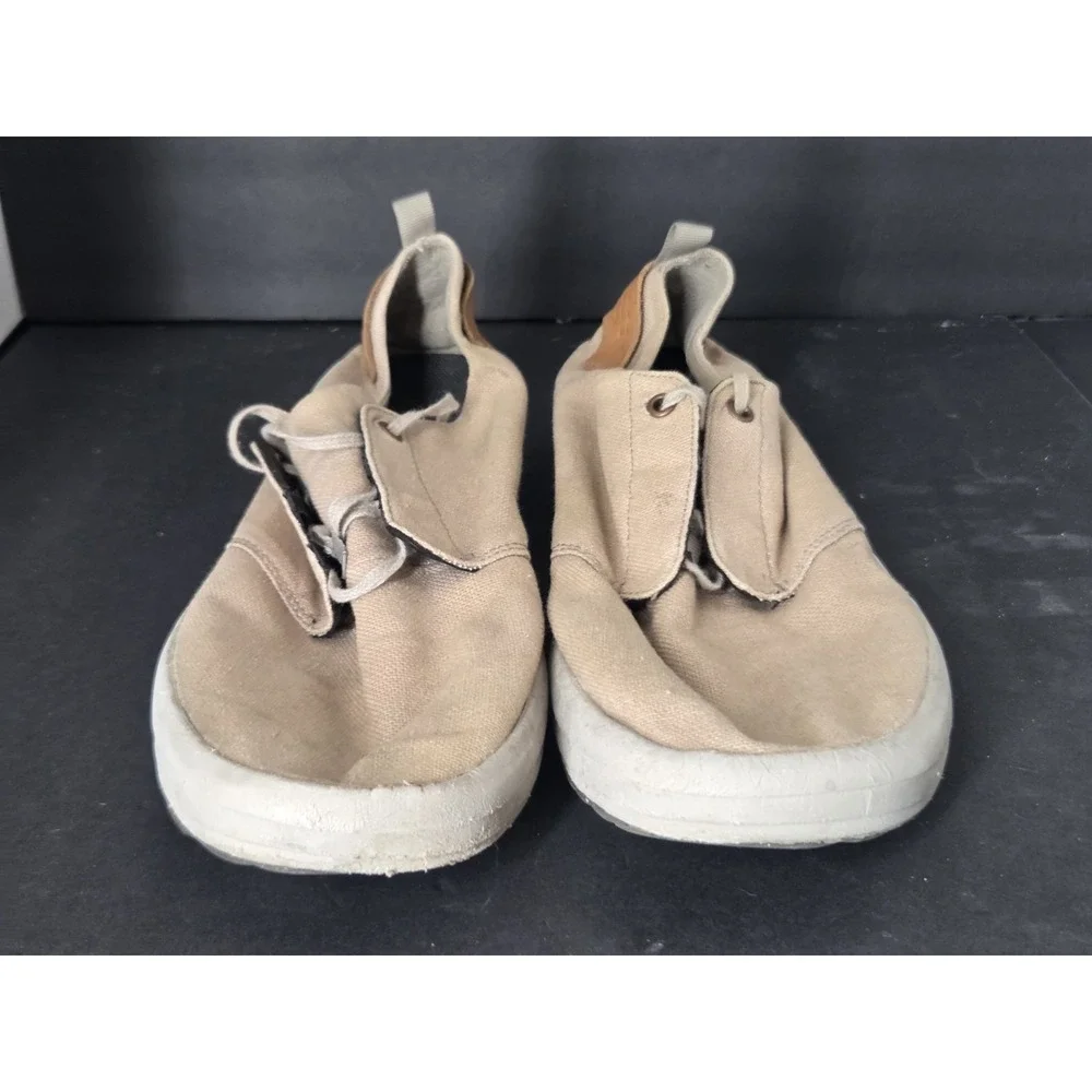 Merrell Gridway Tan Canvas Shoes Lace Up Comfort Flats Sneakers Mens Size 13